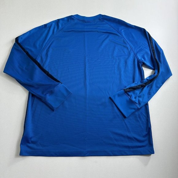 Vintage Y2K Nike Gray Tag Crewneck Pullover Active Sweatshirt Mens Size 2XL Blue - Picture 2 of 9